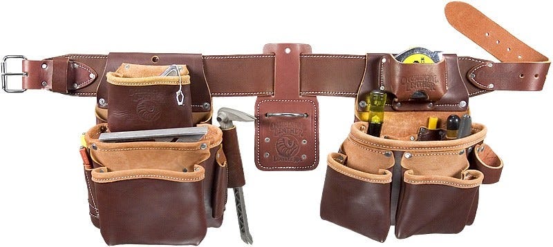 Occidental 5080DB Pro Framer Leather Tool Belt