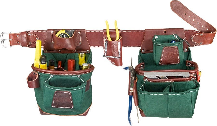 Occidental 8585LH Heritage Fat Lip Tool Belt Set - Left Handed