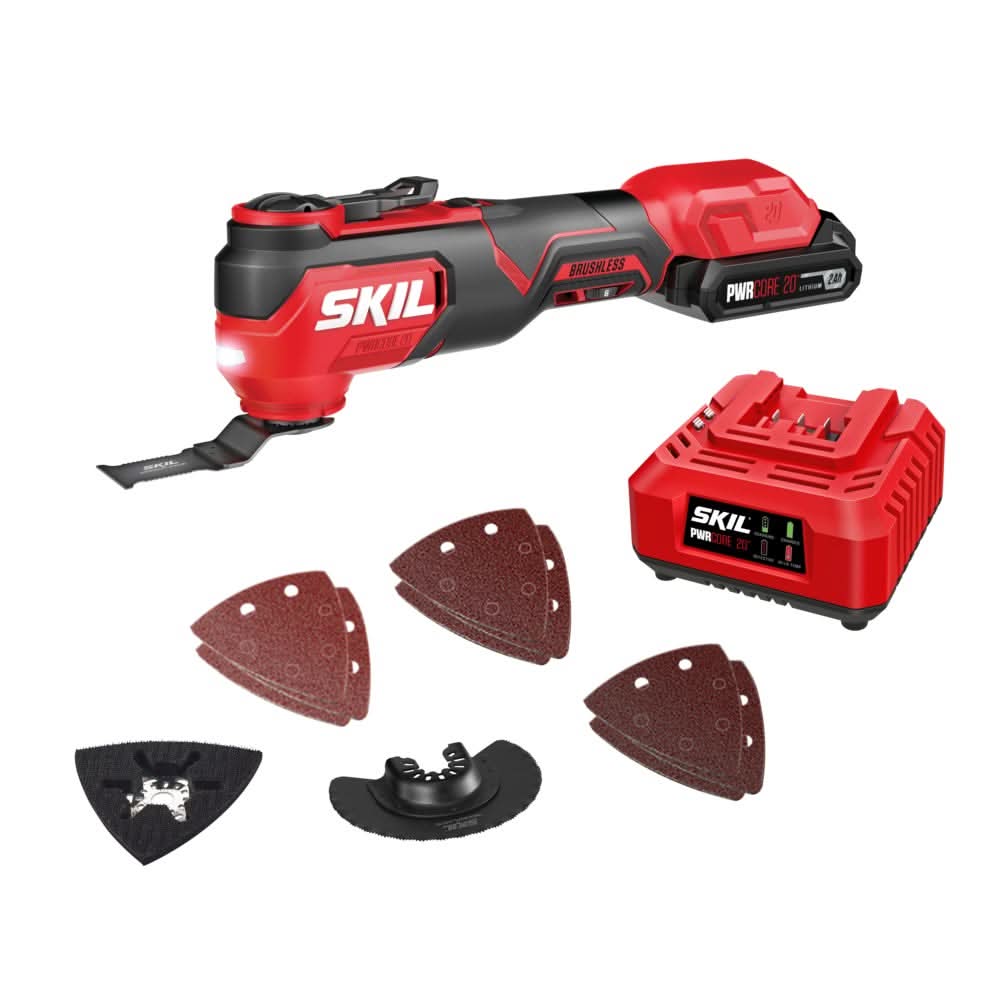 SKIL OS5920B-10 20V Brushless Oscillating Multi-Tool Kit
