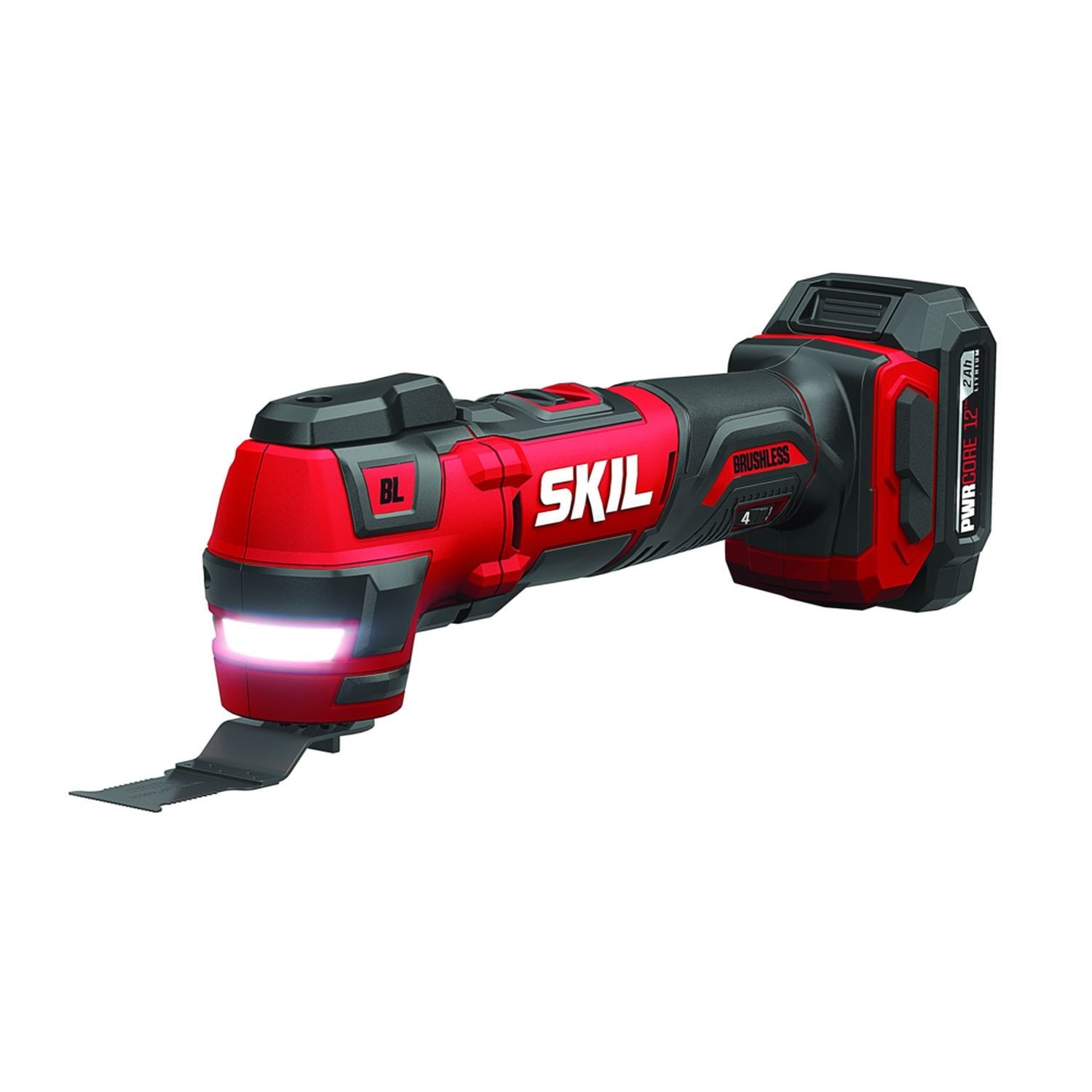 SKIL OS592702 PWRCore 12 Brushless 12V Oscillating MultiTool Kit with Battery and PWR JUMP Charger