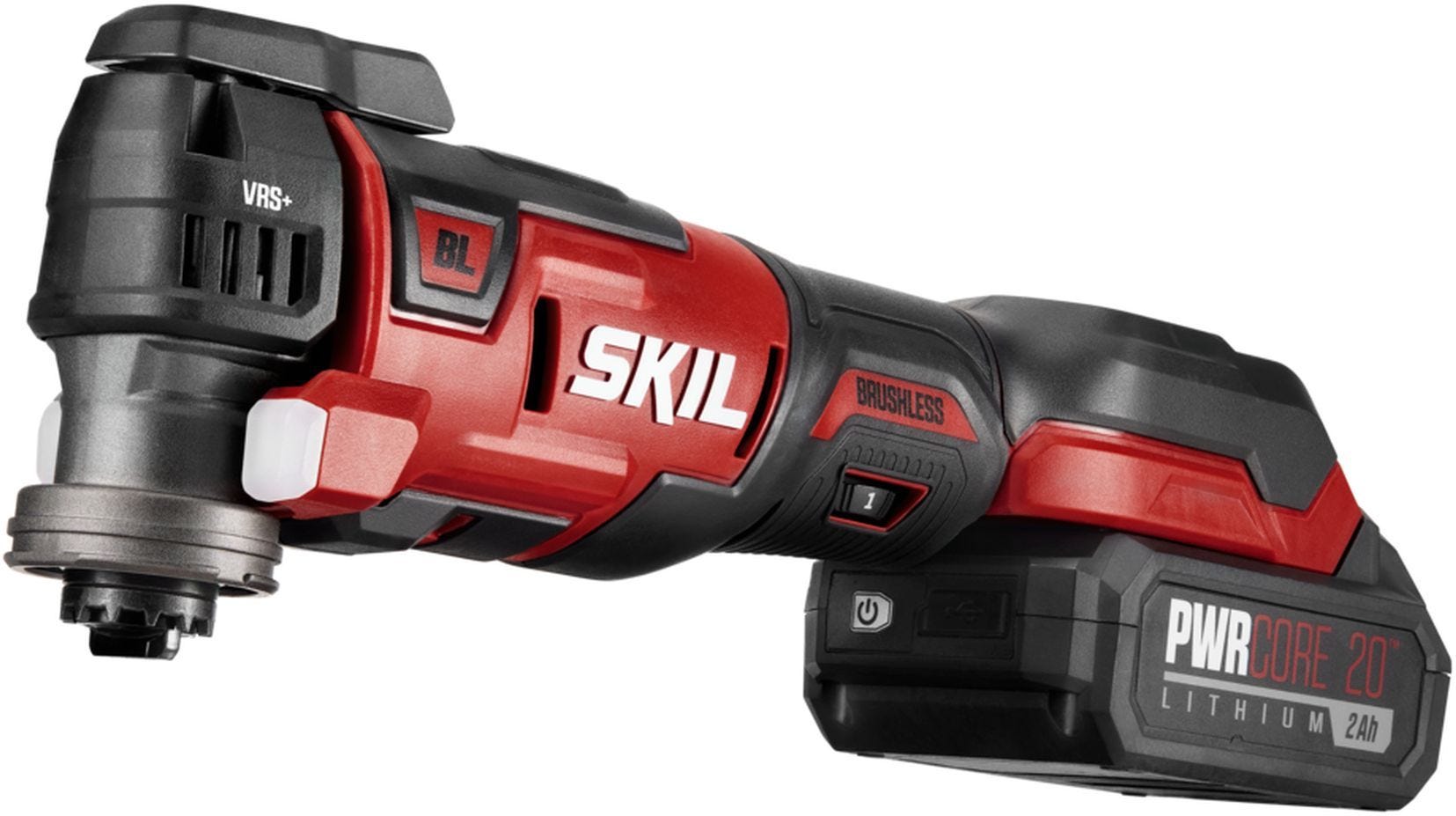 SKIL OS5937-10 PWRCore 20 Brushless 20V Oscillating MultiTool with Battery and PWR JUMP Charger