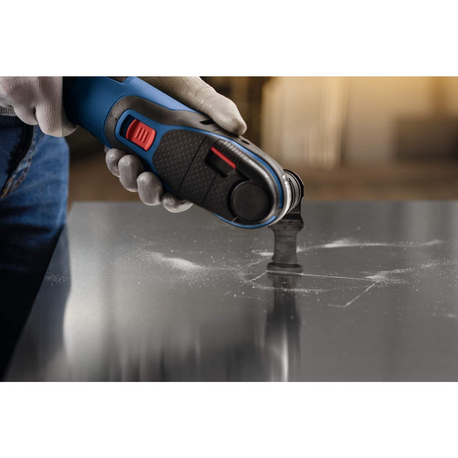 Bosch OSL114CC-2 1-1/4-inch Starlock Oscillating Multi-Tool Curved-Tec Carbide Extreme Plunge Blade, 2 pack