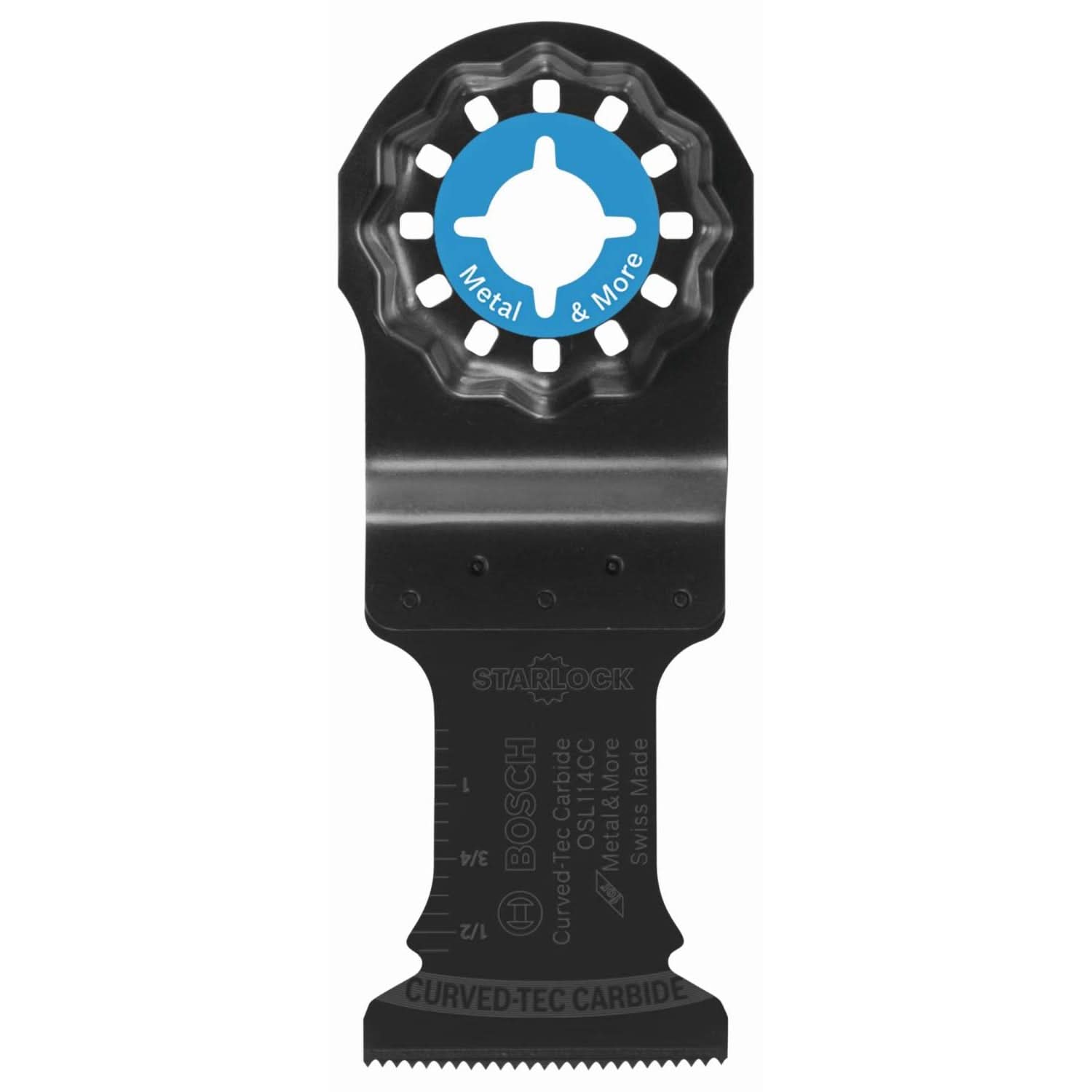 Bosch OSL114CC 1-1/4-inch Starlock Oscillating Multi-Tool Curved-Tec Carbide Extreme Plunge Blade