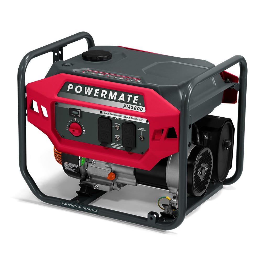 Powermate PM3800 49ST 3,800-Watt Portable Generator (Non-CARB)