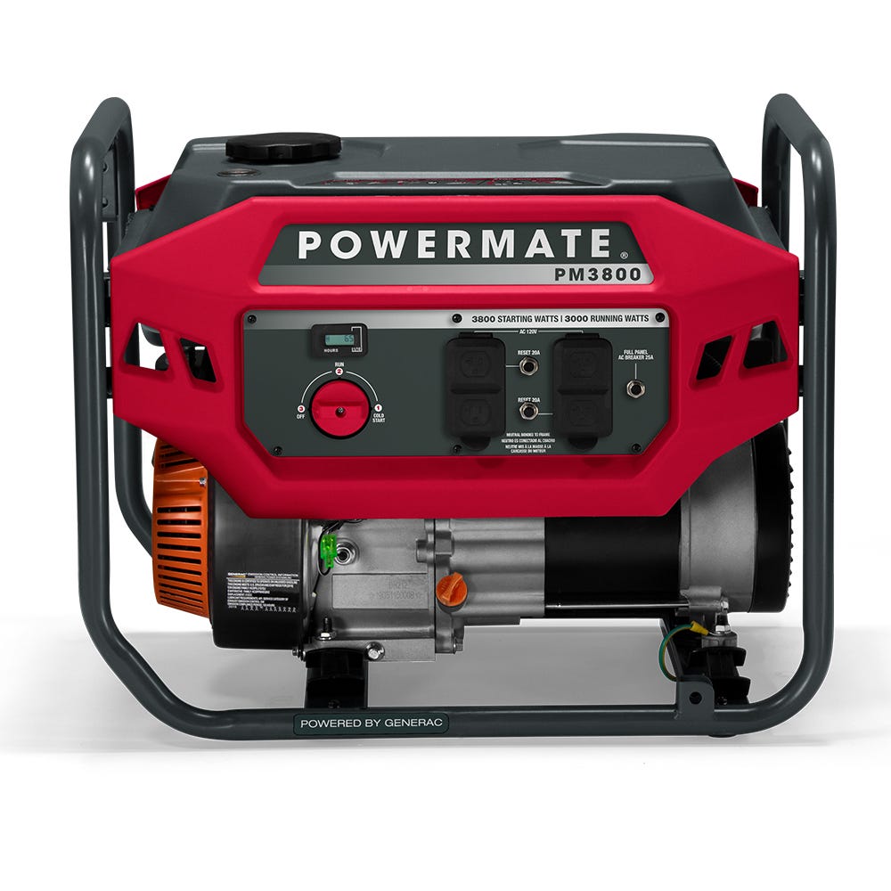 Powermate PM3800 49ST 3,800-Watt Portable Generator (Non-CARB)