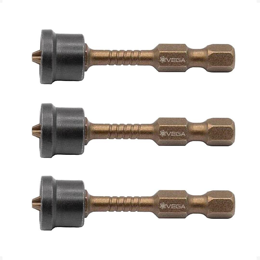 Vega P150P2C Impactech Phillips #2 Insert Drywall Indenter Bit, 1 in. (50-Pack)