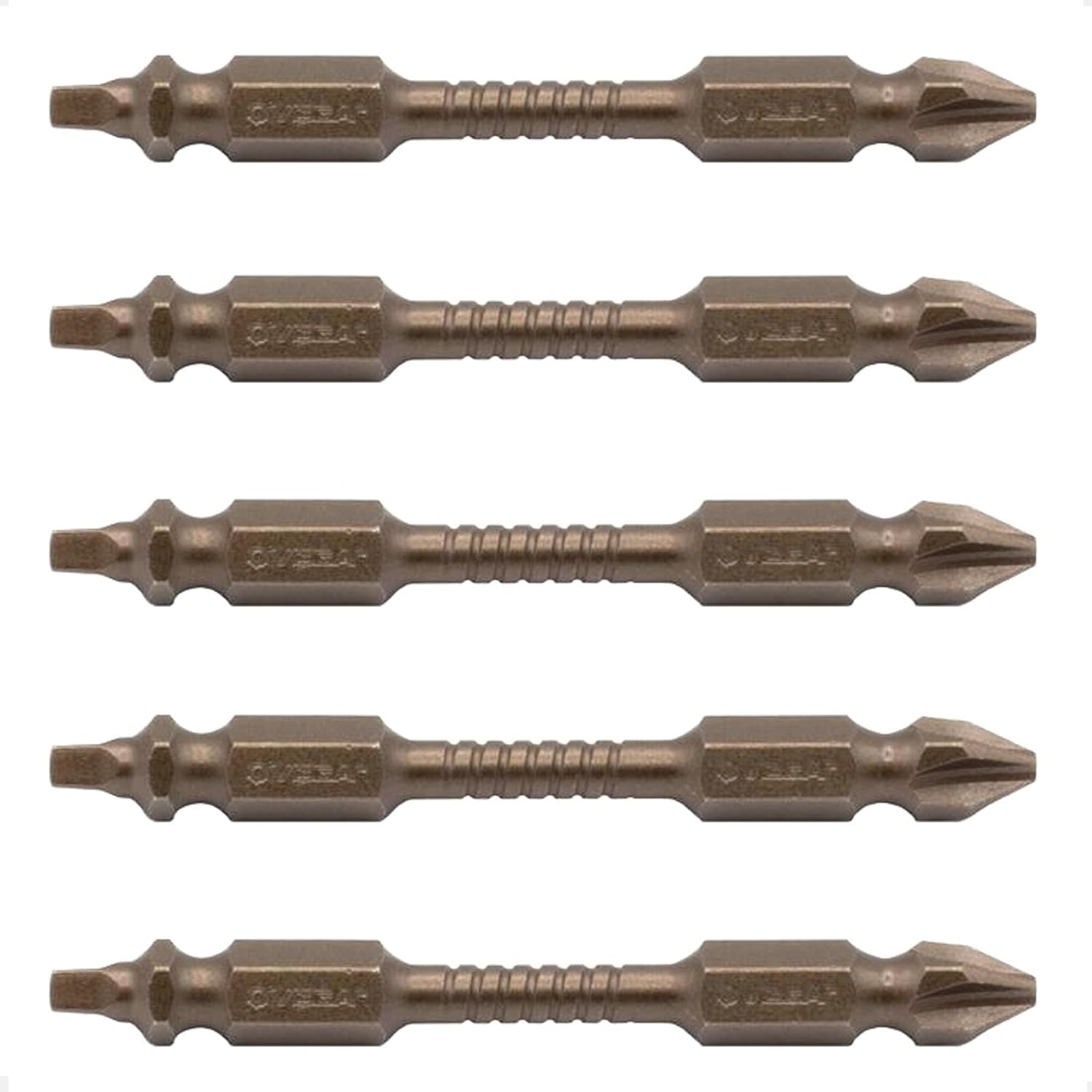 Vega P165P2R2BT Impactech P2 + R2 Double-Ended Power Bit, 2-9/16 in. (5-Pack)