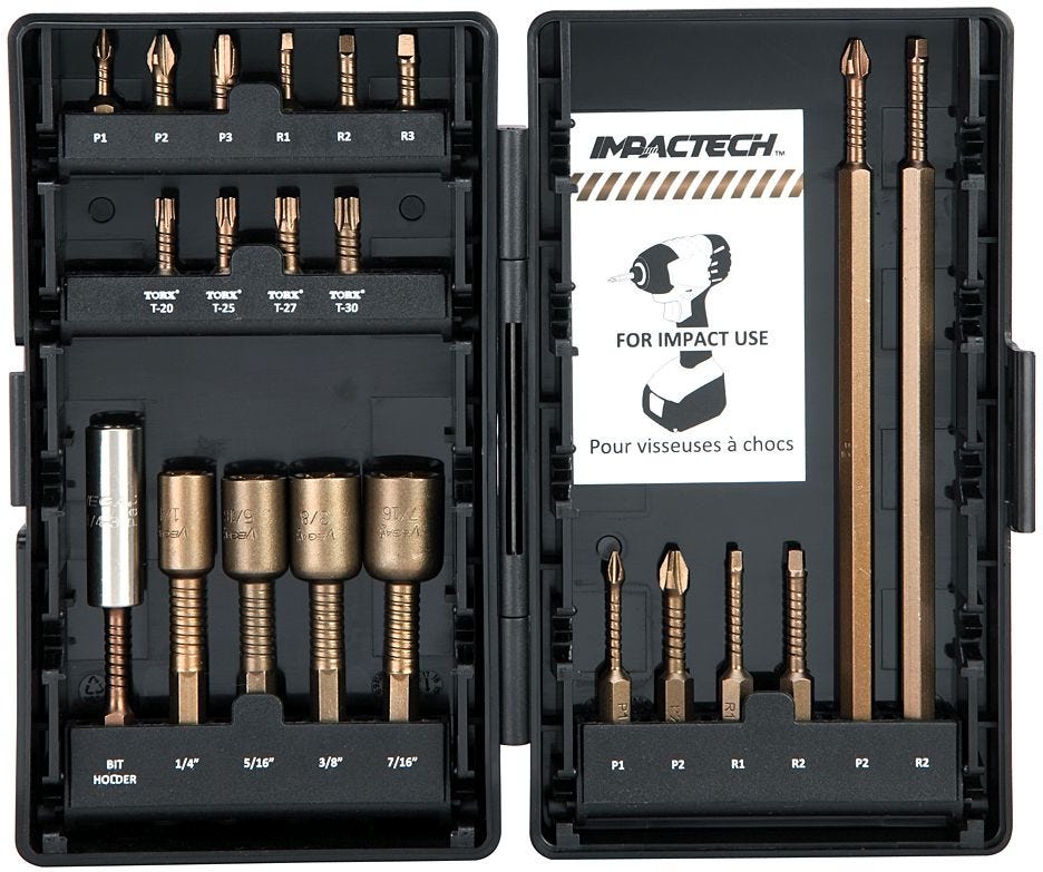 Vega P21-1DB 21pc Impactech Driver Bit Set