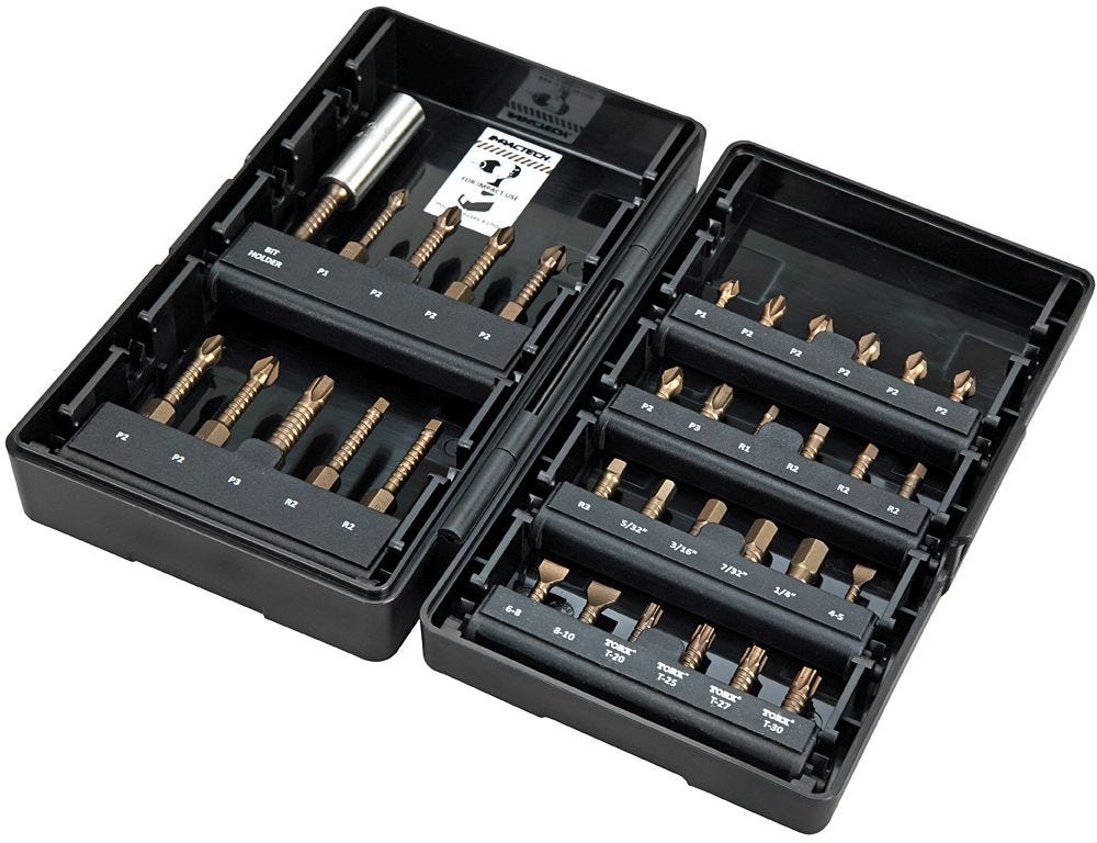 Vega P34-1DB 34pc Impactech Driver Bit Set
