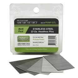 Grex P6/MP-STL 23-Gauge 304 Stainless Steel Pin Nail Multi Pack, 1