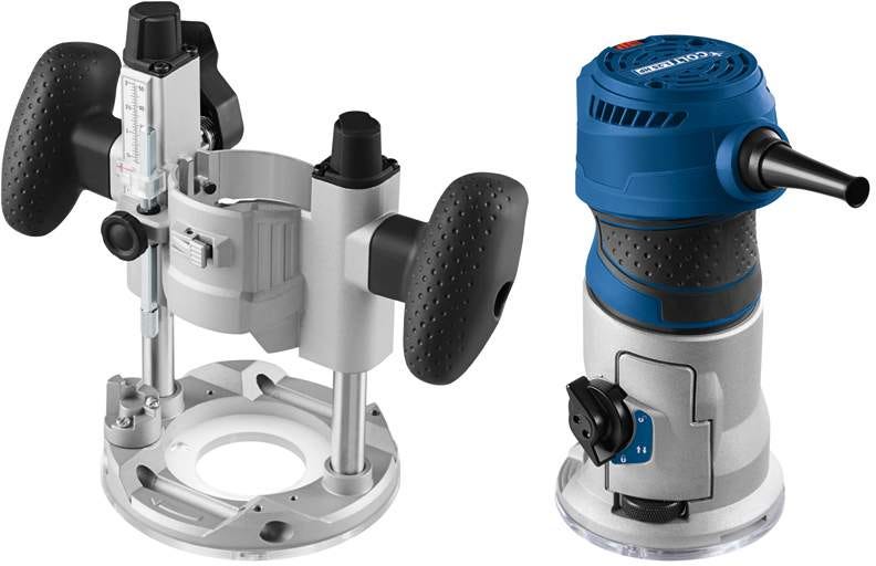 Bosch GKF125CEPK Colt 1.25 HP Variable-Speed Palm Router Combination Kit