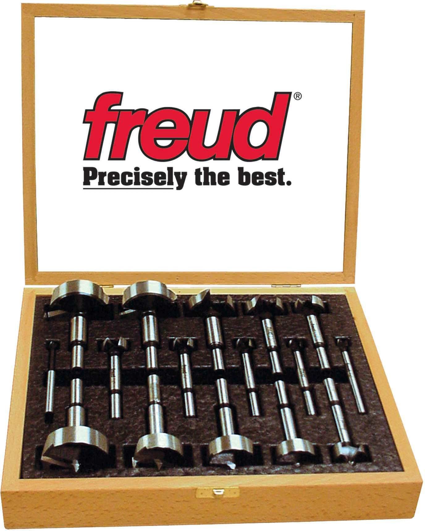 Freud PB-100 1/4-Inch to 2-1/8-Inch 16 Pcs. Forstner Bit Set