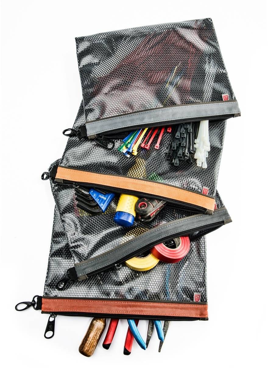 Veto Pro Pac PB4L Zippered Tool Pouches, 4 Pack