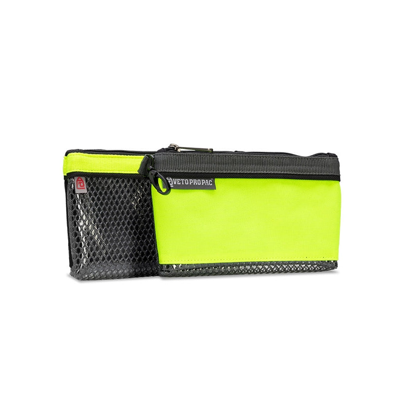 Veto Pro Pac PB5 Hi-Viz 2 PACK All-Purpose Horizontal Tool Pouch Set, Yellow