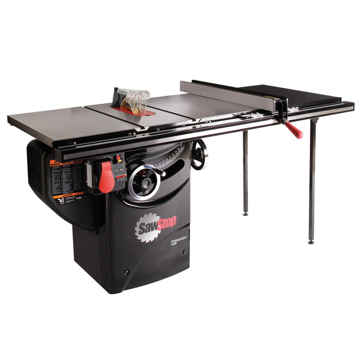 SawStop PCS175-TGP236 110V Single Phase 1.75-HP 14-Amp 10" Professional Cabinet Saw with 36" Professional Series T-Glide Fence System