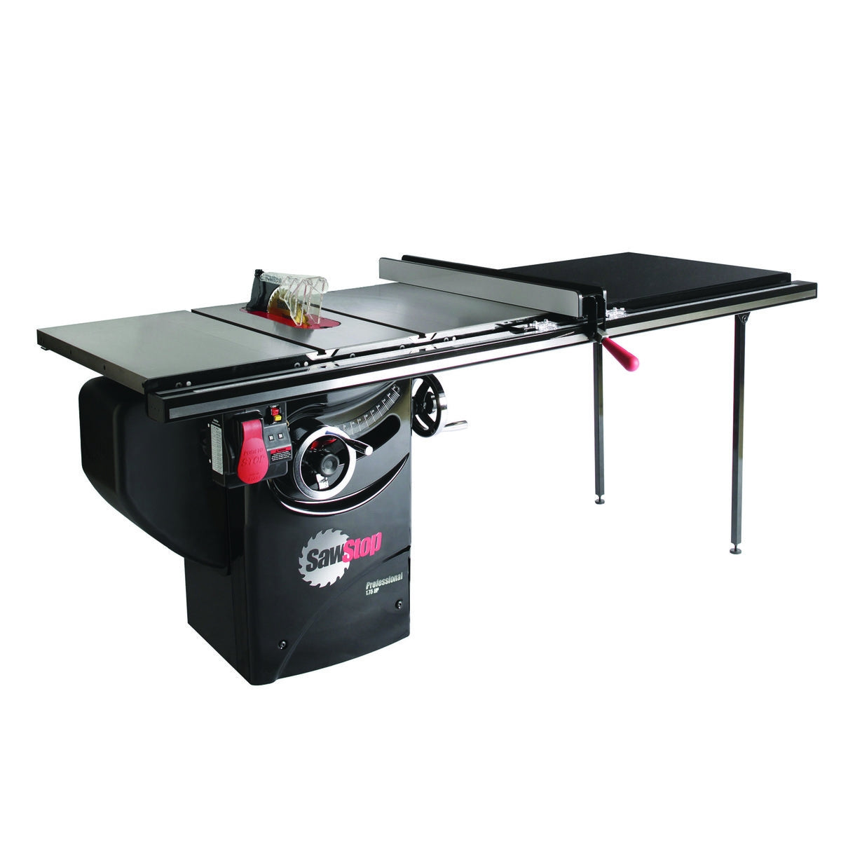 SawStop PCS175-TGP252 110V Single Phase 1.75-HP 14-Amp 10" Professional Cabinet Saw with 52" Professional Series T-Glide Fence System