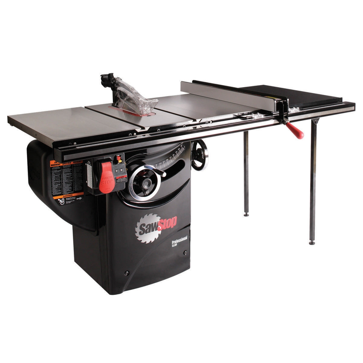 SawStop PCS31230-TGP236 220V Single Phase 3-HP 13-Amp 10" Professional Cabinet Saw with 36" Professional Series T-Glide Fence System