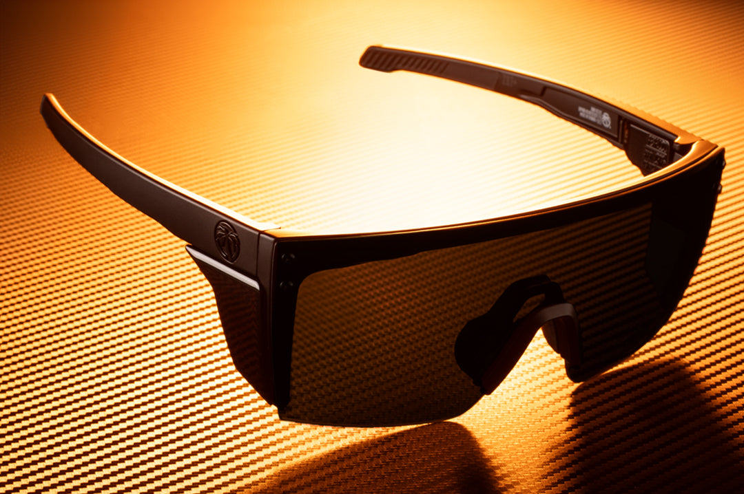 Heat Wave Performance XL Lazer Face Ultra Black Z87+ Sunglasses