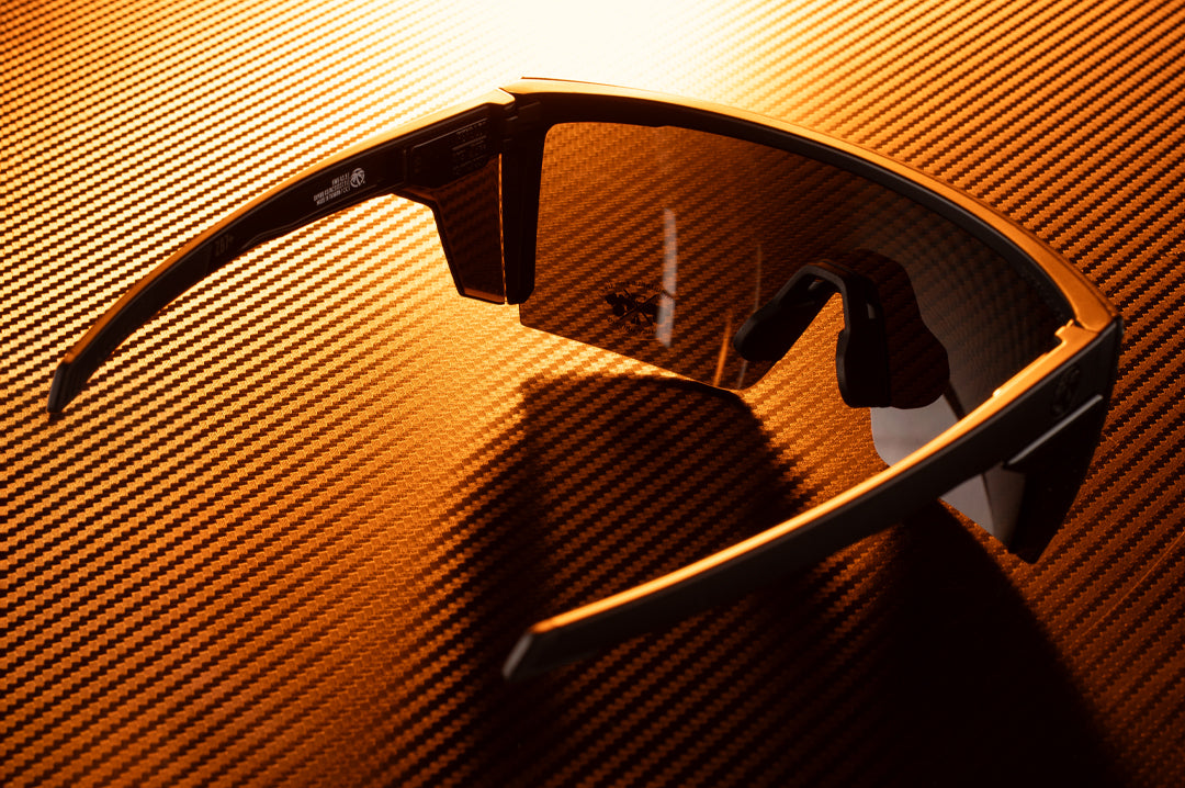 Heat Wave Performance XL Lazer Face Ultra Black Z87+ Sunglasses