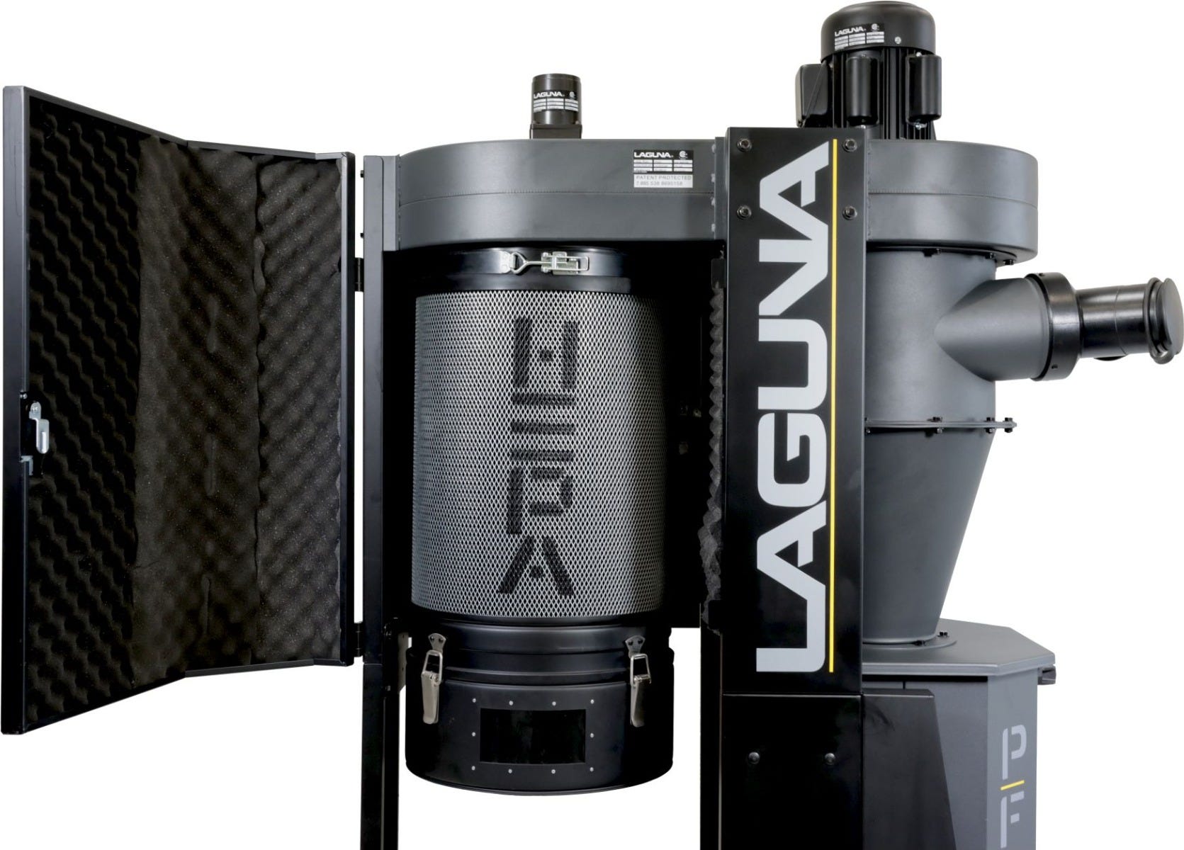 Laguna MDCPF15110 P|FLUX: 1 1.5 HP 900CFM Cyclone Premium Dust Collector