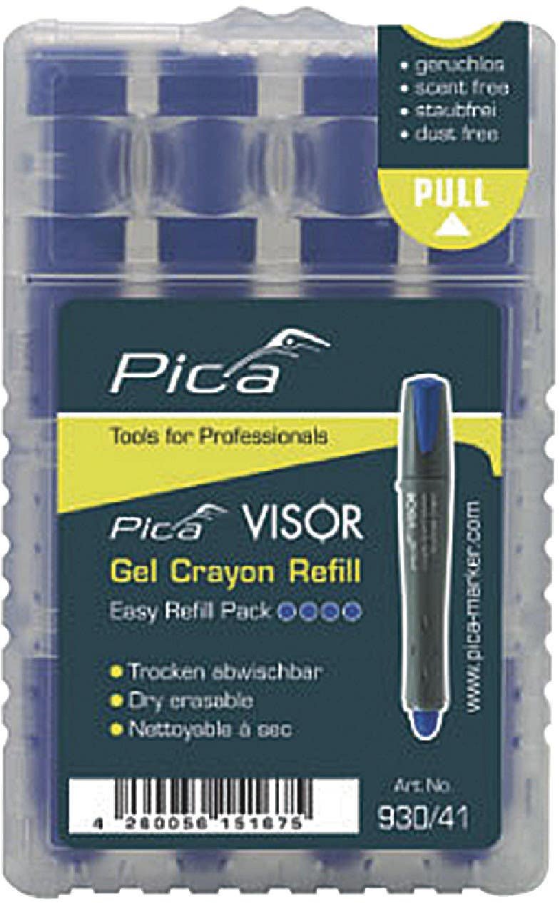 Pica 930/41 Blue Dry Erase Refill, 4-Pack