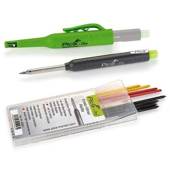 Pica Dry 3030 Pencil + 4020 Color Lead Refill