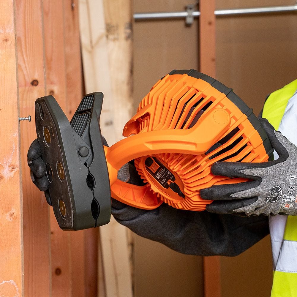Klein Tools PJSFM2 USB Lithium-Ion Rechargeable 9-in. Diameter Clamping Fan