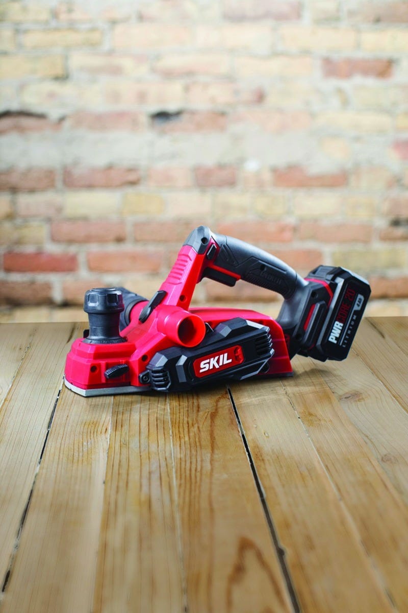 SKIL PL5938-1A PWRCore 20 Brushless 20V 3-1/4" Planer Kit with 4.0Ah Battery and PWR JUMP Charger