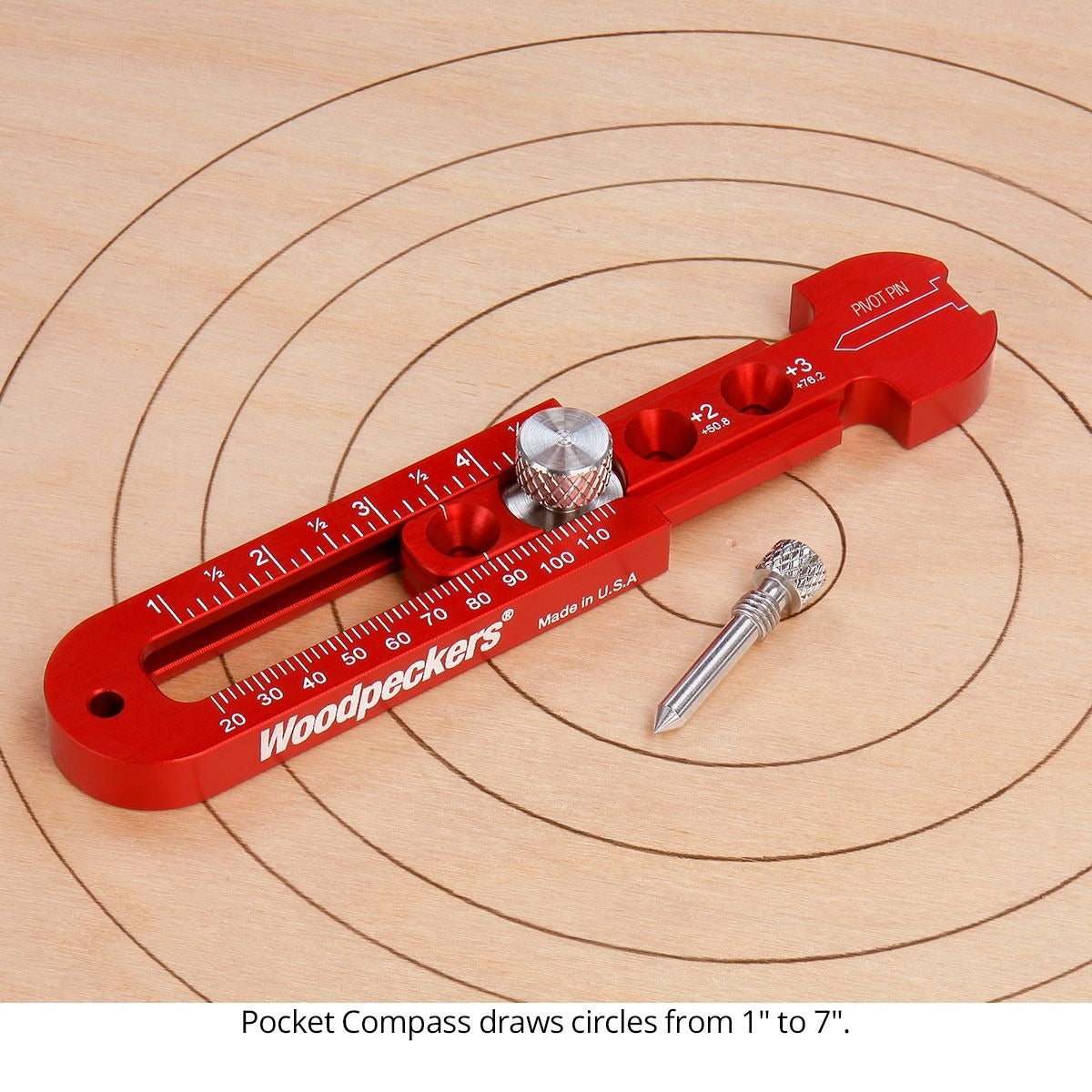 Woodpeckers OneTIME Tool Pocket Compass 2023 Set w/ Case - ORDER DEADLINE MAY 15, 2023