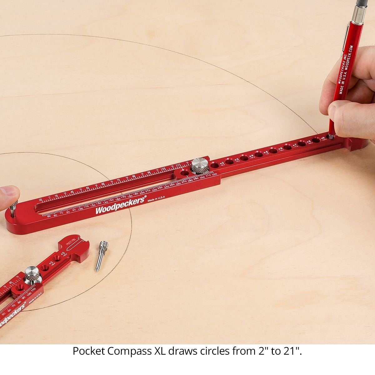 Woodpeckers OneTIME Tool Pocket Compass 2023 Set w/ Case - ORDER DEADLINE MAY 15, 2023