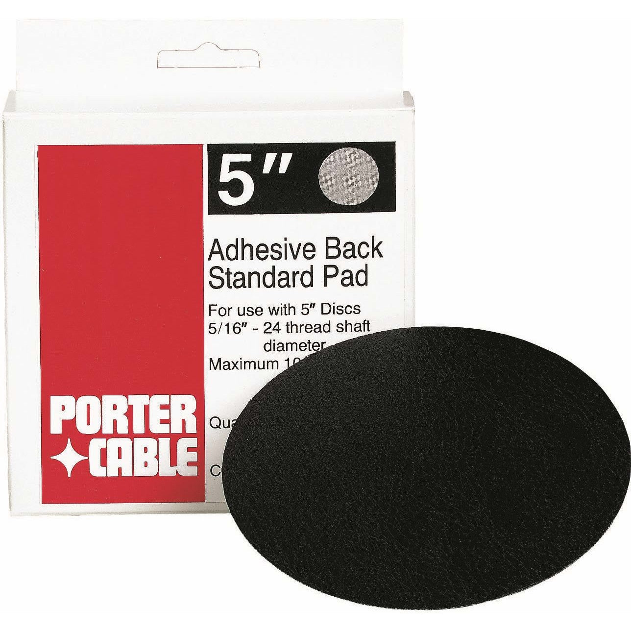 Porter Cable 13700 Standard Adhesive-back Replacement Pad, 5-inch