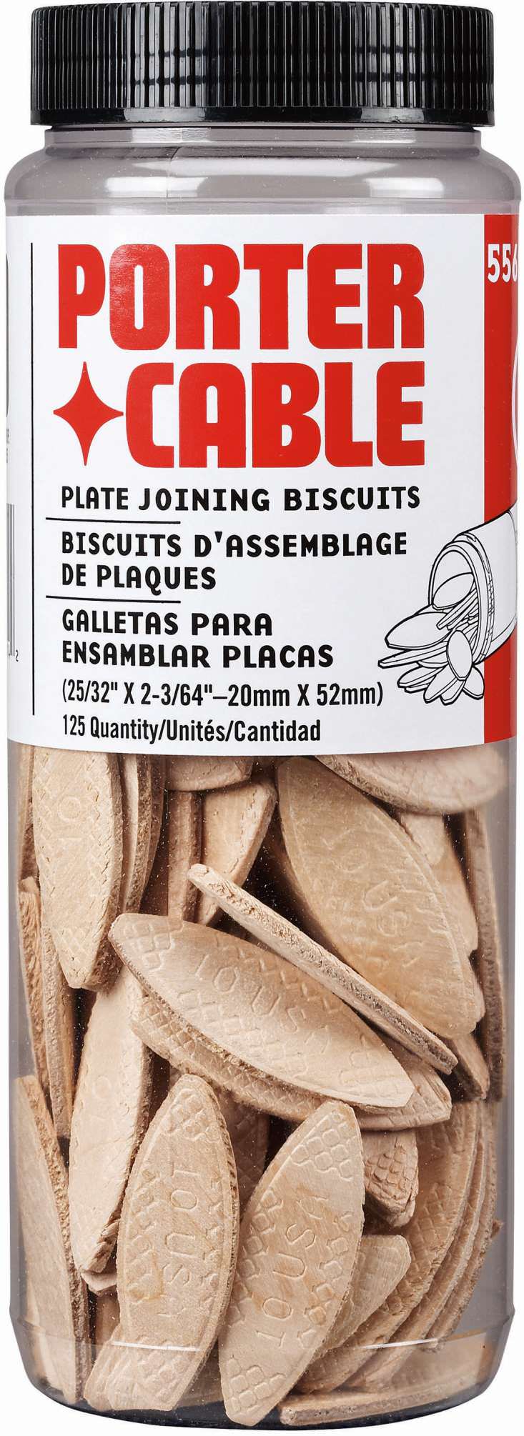 Porter Cable 5561 Tube Of Plate Joining Biscuits "10"