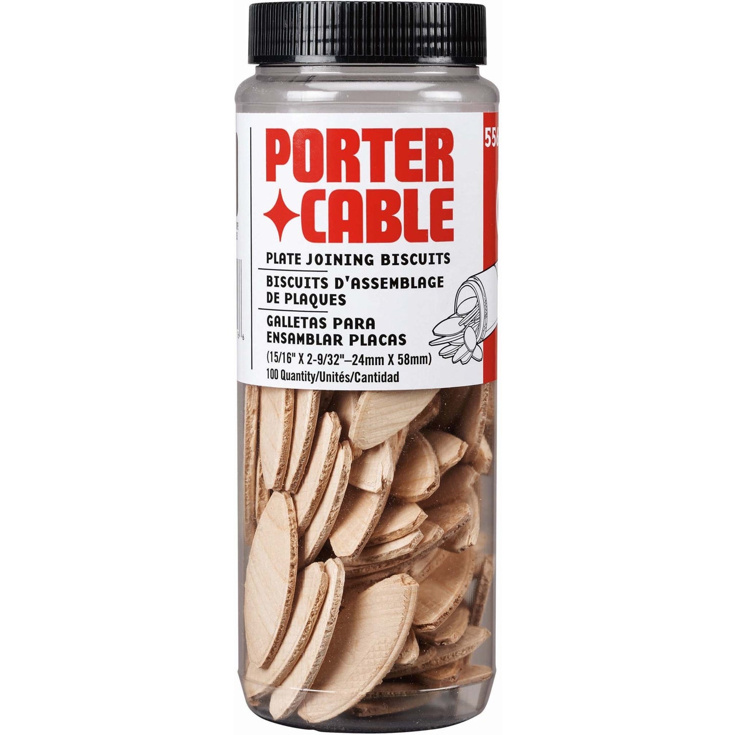 Porter Cable 5562 Tube Of Plate Joining Biscuits "20"