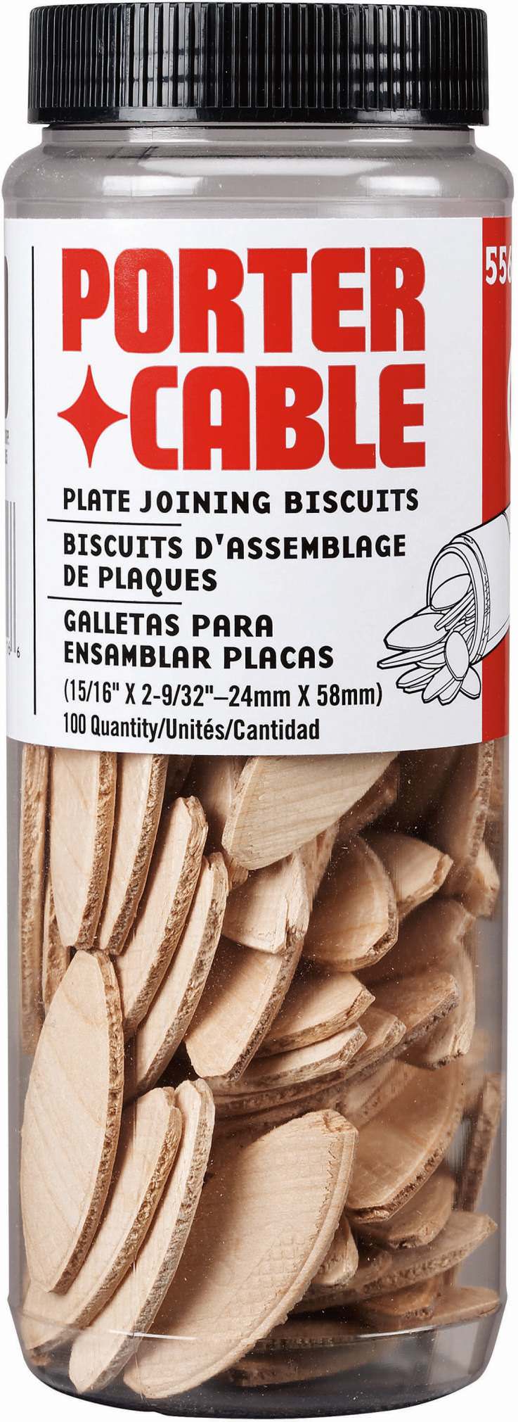 Porter Cable 5562 Tube Of Plate Joining Biscuits "20"