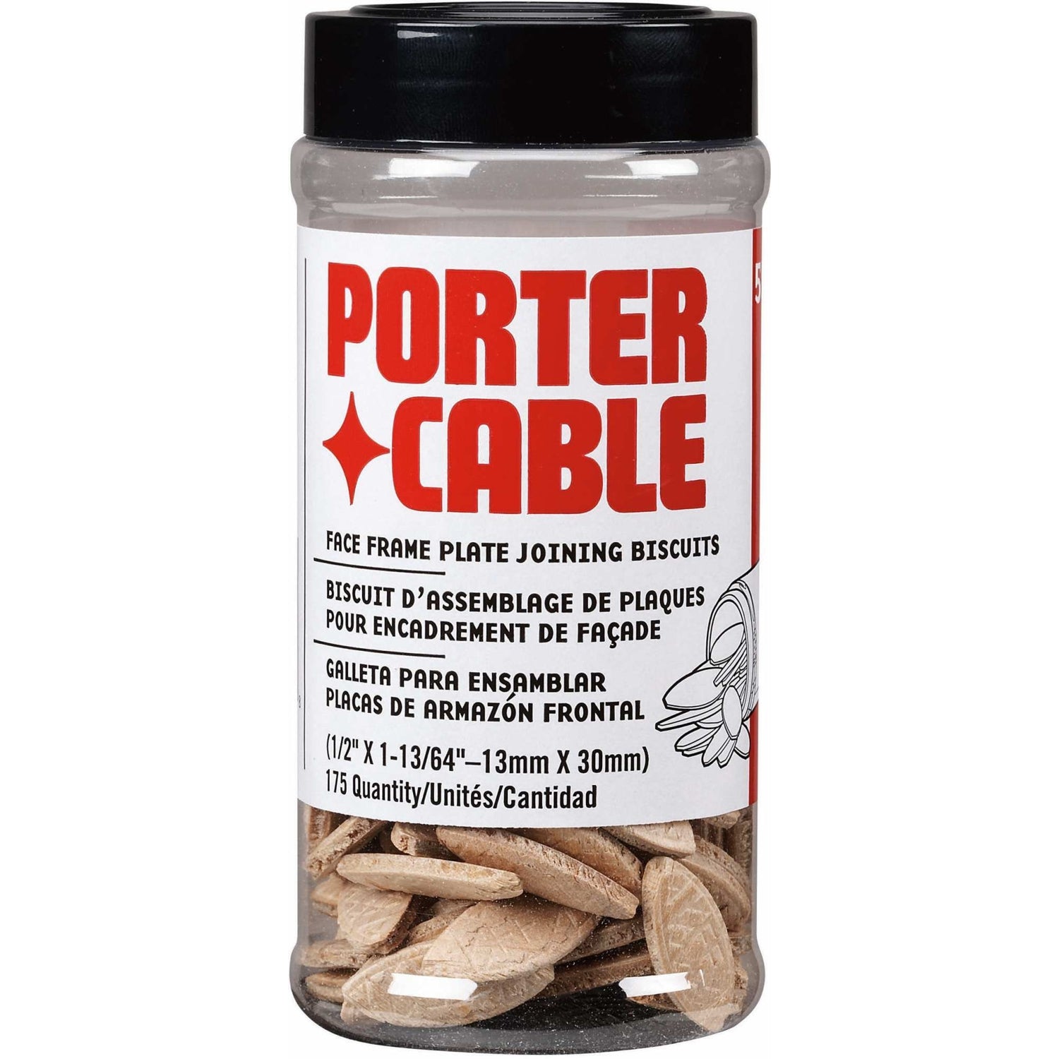 Porter Cable 5563 Tube Of Plate Joining Biscuits "FF"