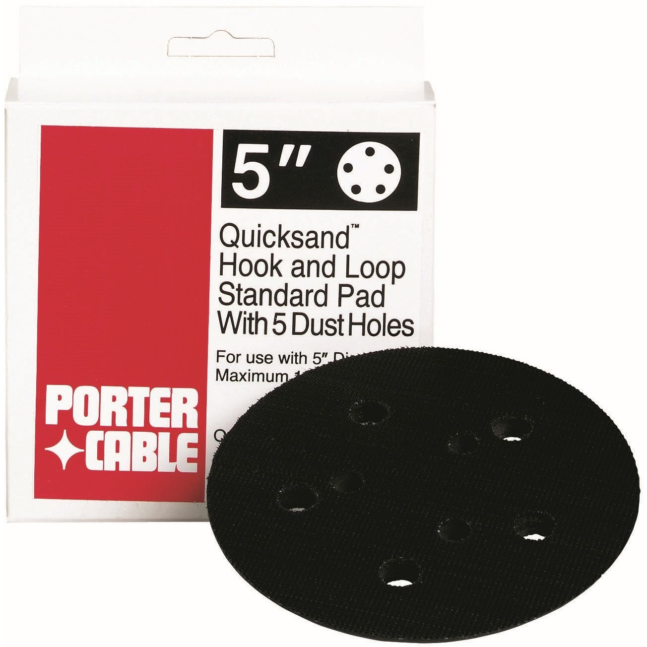 Porter Cable 13904 5" Hook and Loop Backer Pad for 333 Model Sander