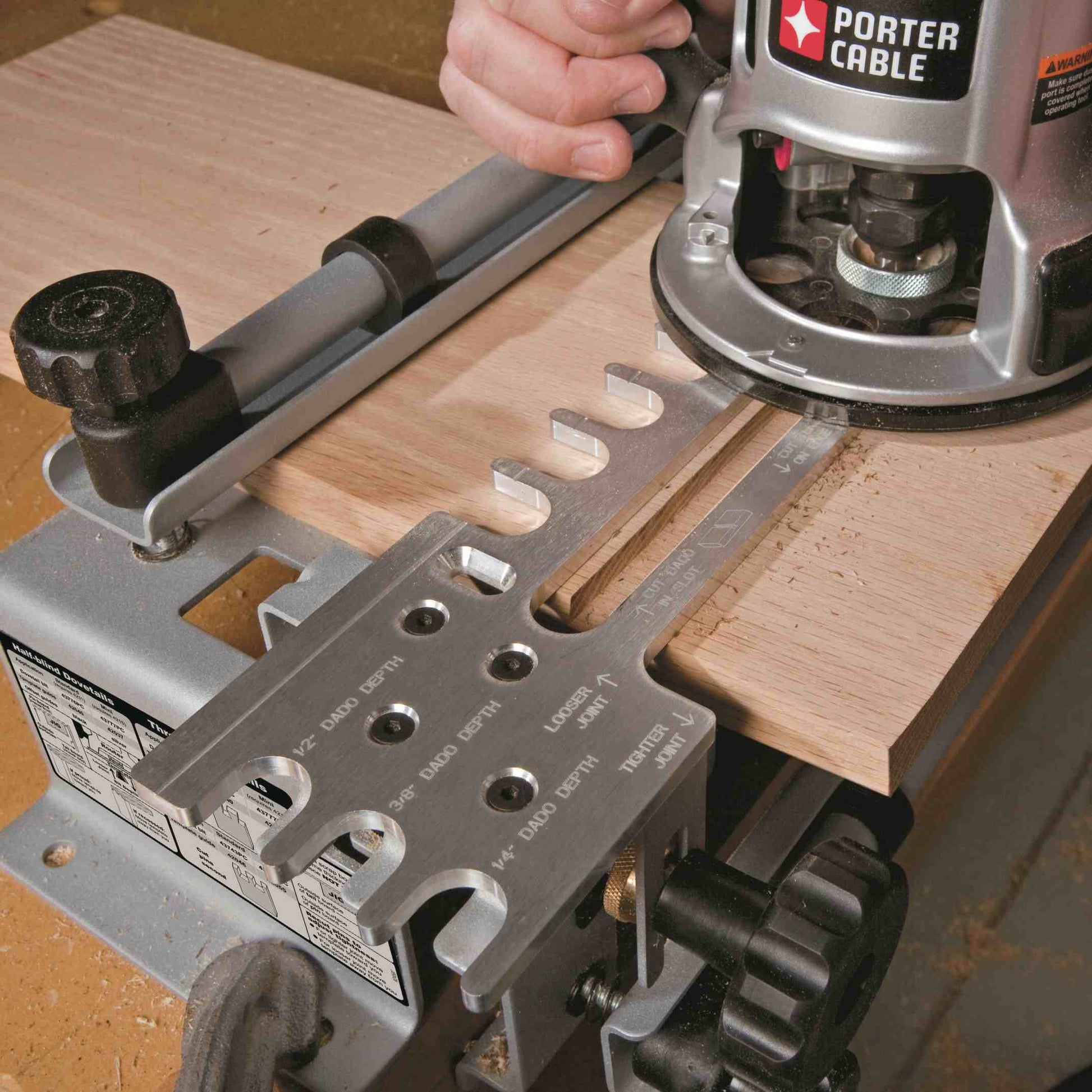 PORTER-CABLE 4216 12" Deluxe Dovetail Jig Combination Kit