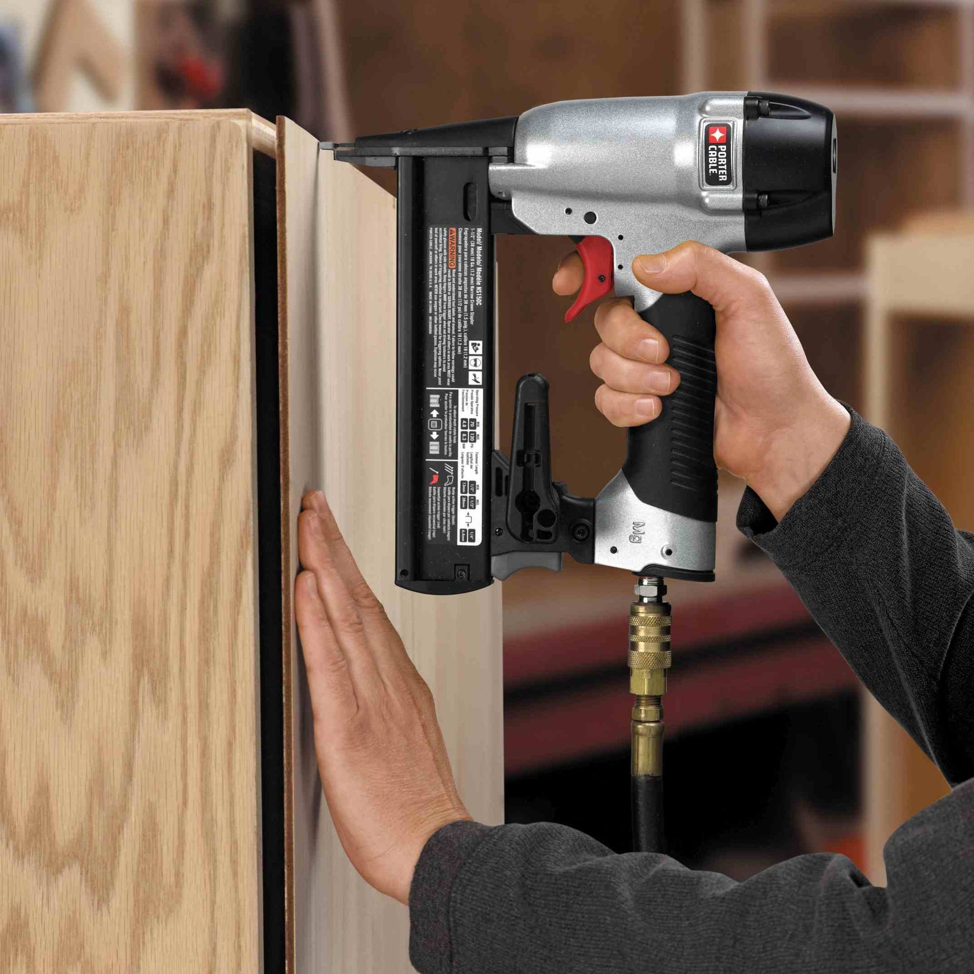 PORTER-CABLE NS150C 18 ga. 1-1/2" Narrow Crown Stapler Kit
