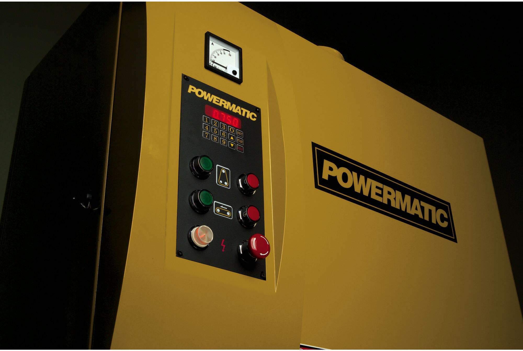 Powermatic 1790843 WB-43, 43-inch Sander, 25HP 3PH 230/460V with DRO