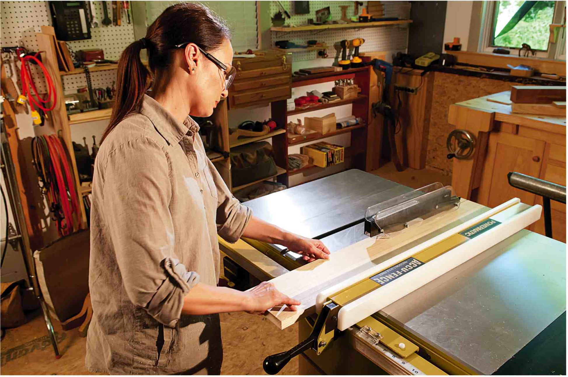 Powermatic 1791000K PM1000 Table saw, 1-3/4HP 1PH, 30" Rip w/Accu-Fence System