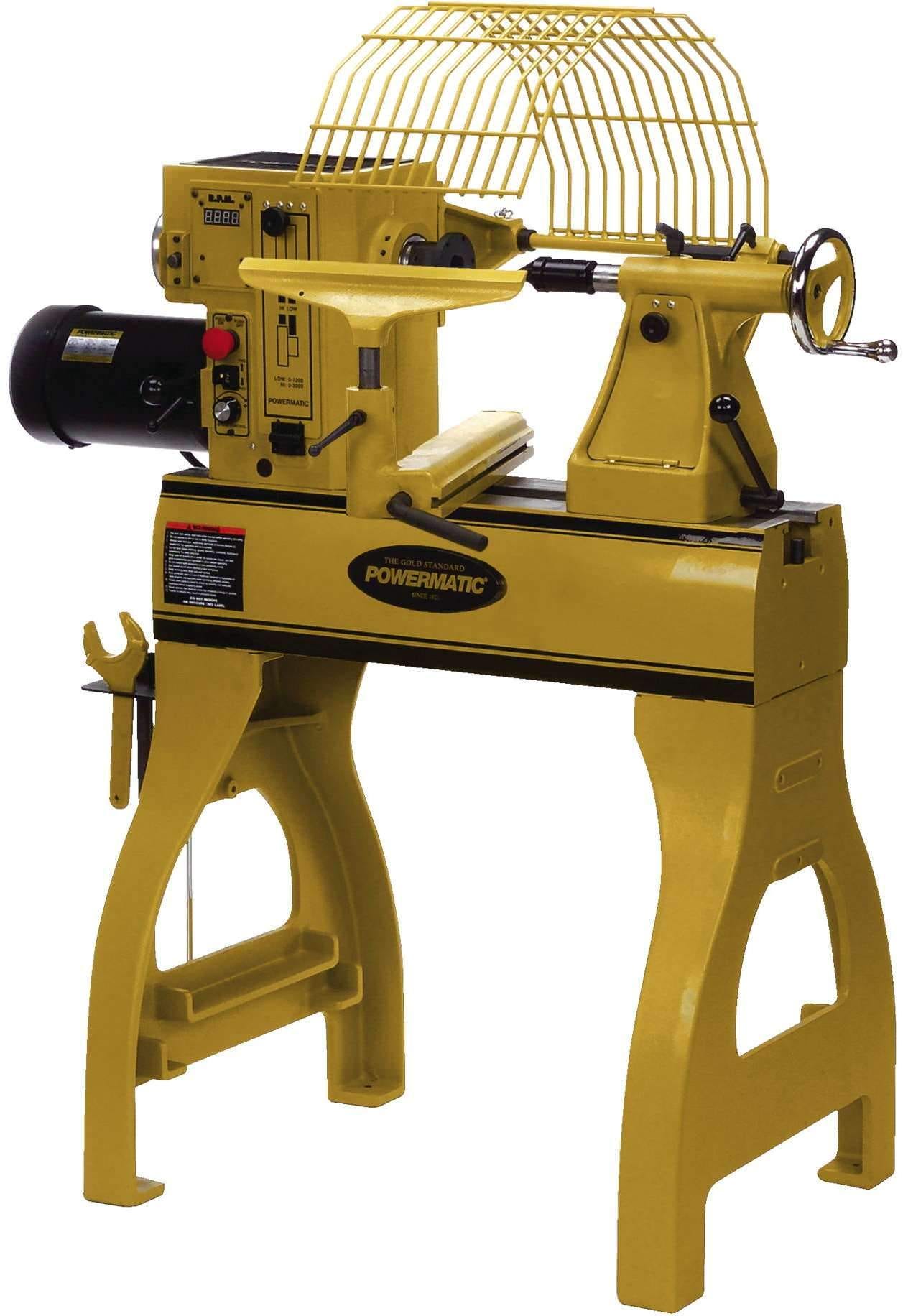 Powermatic 1792020 2020B Lathe, 2HP, 1 or 3PH, 220V