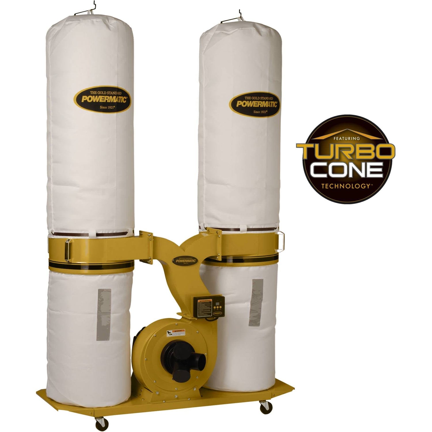 Powermatic 1792073K PM1900TX-BK3 Dust Collector, 3HP 3PH 230/460V, 30-Micron Bag Filter Kit
