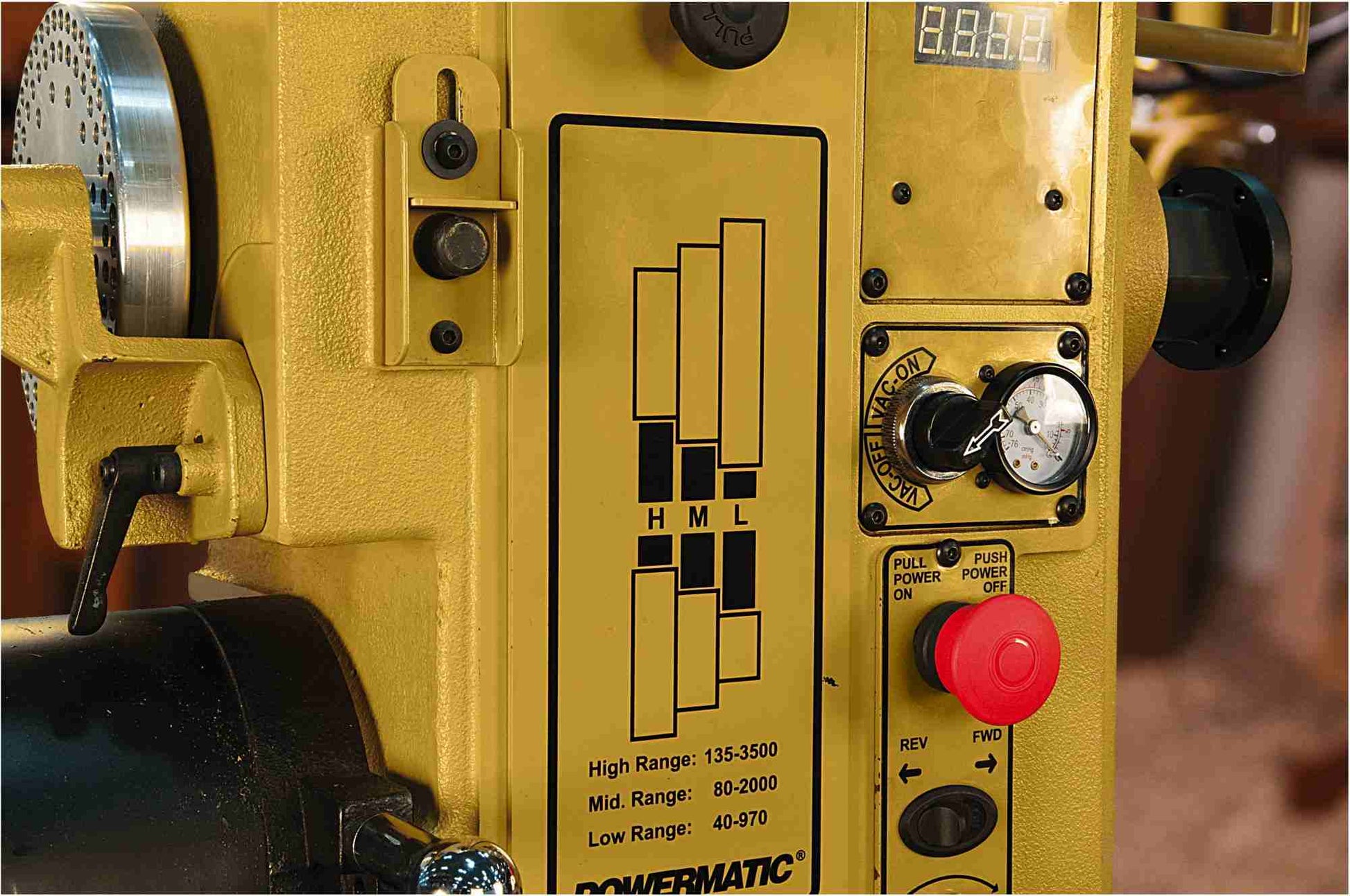 Powermatic 1794224K 4224B Lathe with Lamp Kit