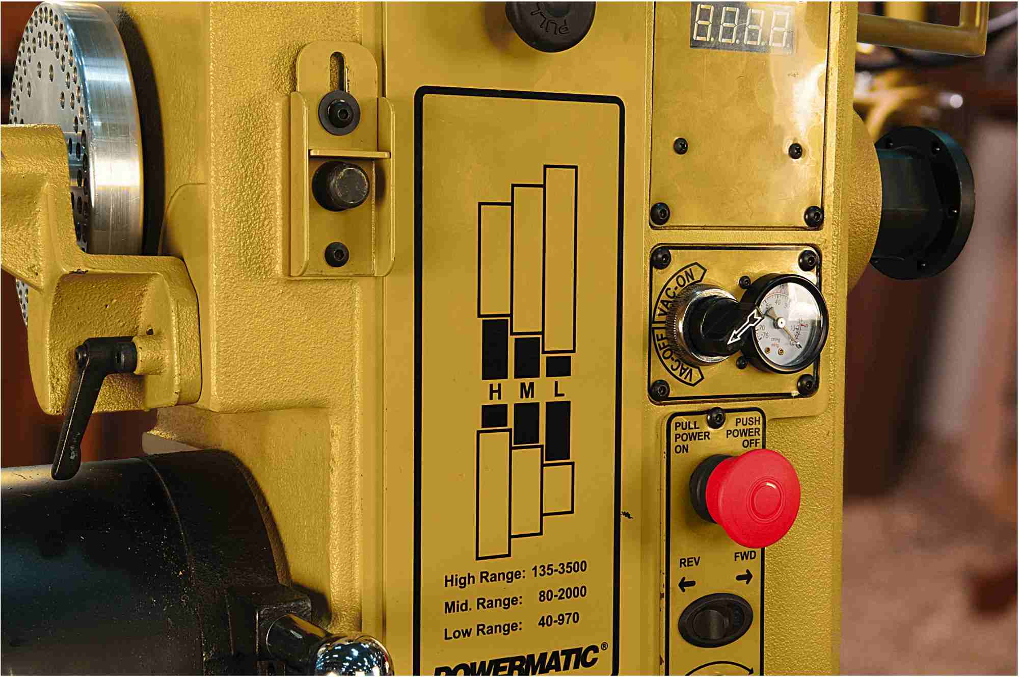 Powermatic 1794224K 4224B Lathe with Lamp Kit