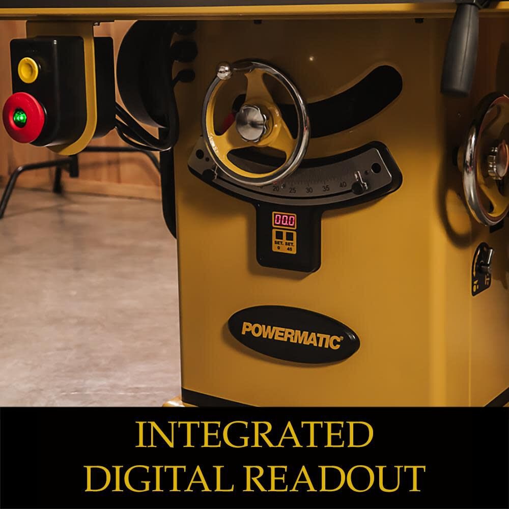 Powermatic PM25150RKT Table Saw 5HP 1PH 230V 50" RIP RL ArmorGlide