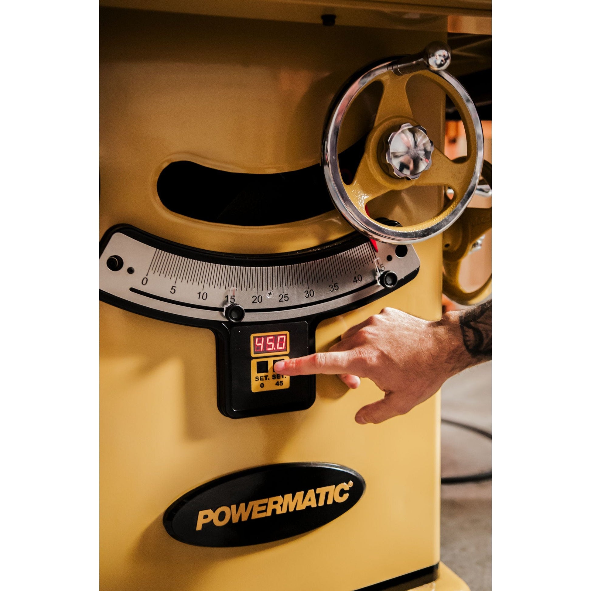 Powermatic PM25350RK 2000B table saw - 5HP 3PH 230/460V 50" RIP w/Accu-Fence & Router Lift