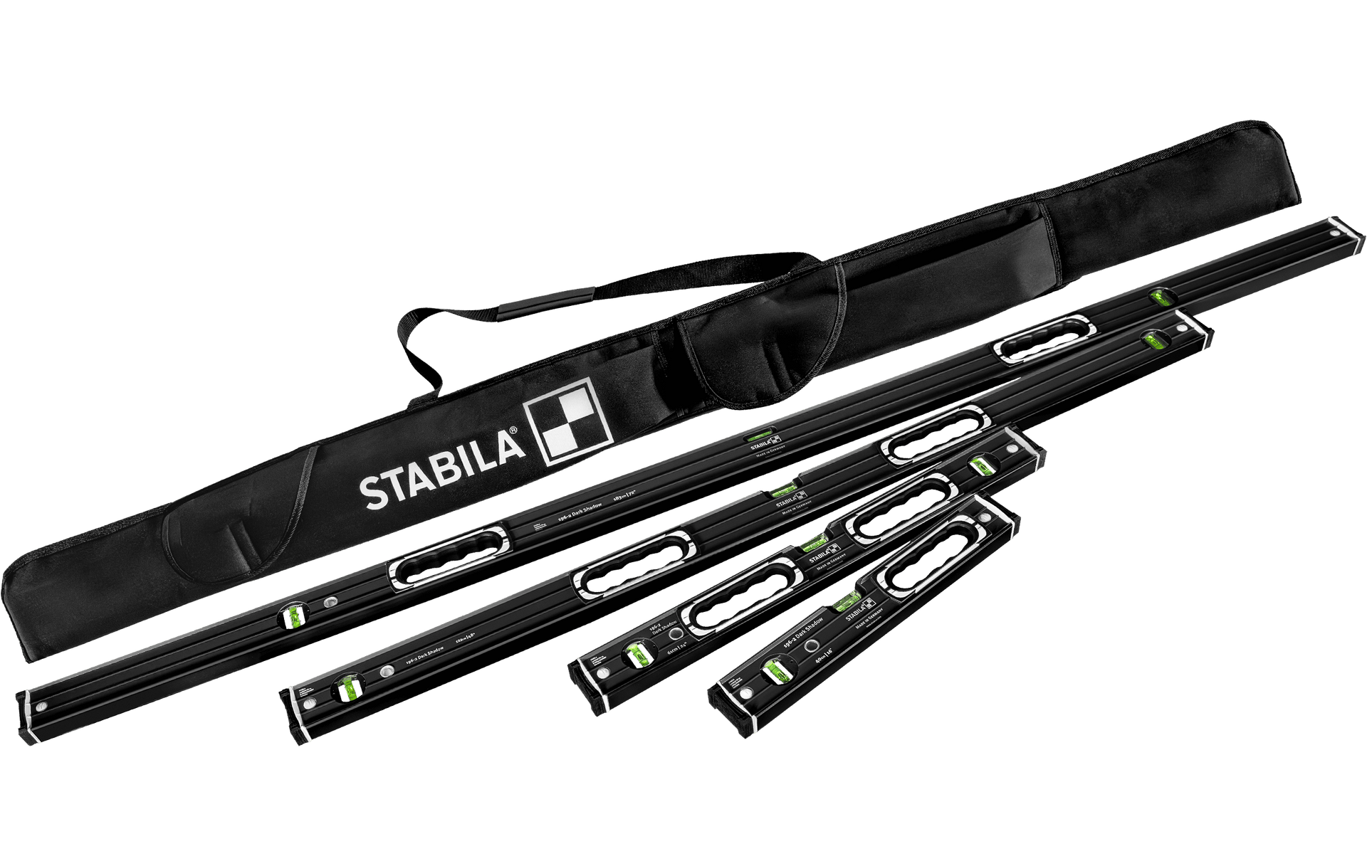 Stabila 37400 Limited Edition Dark Shadow 196-2 Level Set w