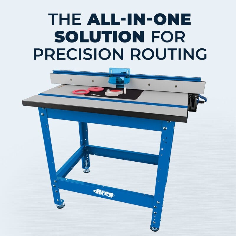 Kreg Tool PRS1045 Precision 24-in. x 32-in. Router Table System