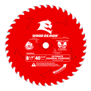 Diablo D0840UX 8-1/4-in. x 40-Teeth Wood Demon Ultimate General Purpose Carbide Saw Blade for Wood