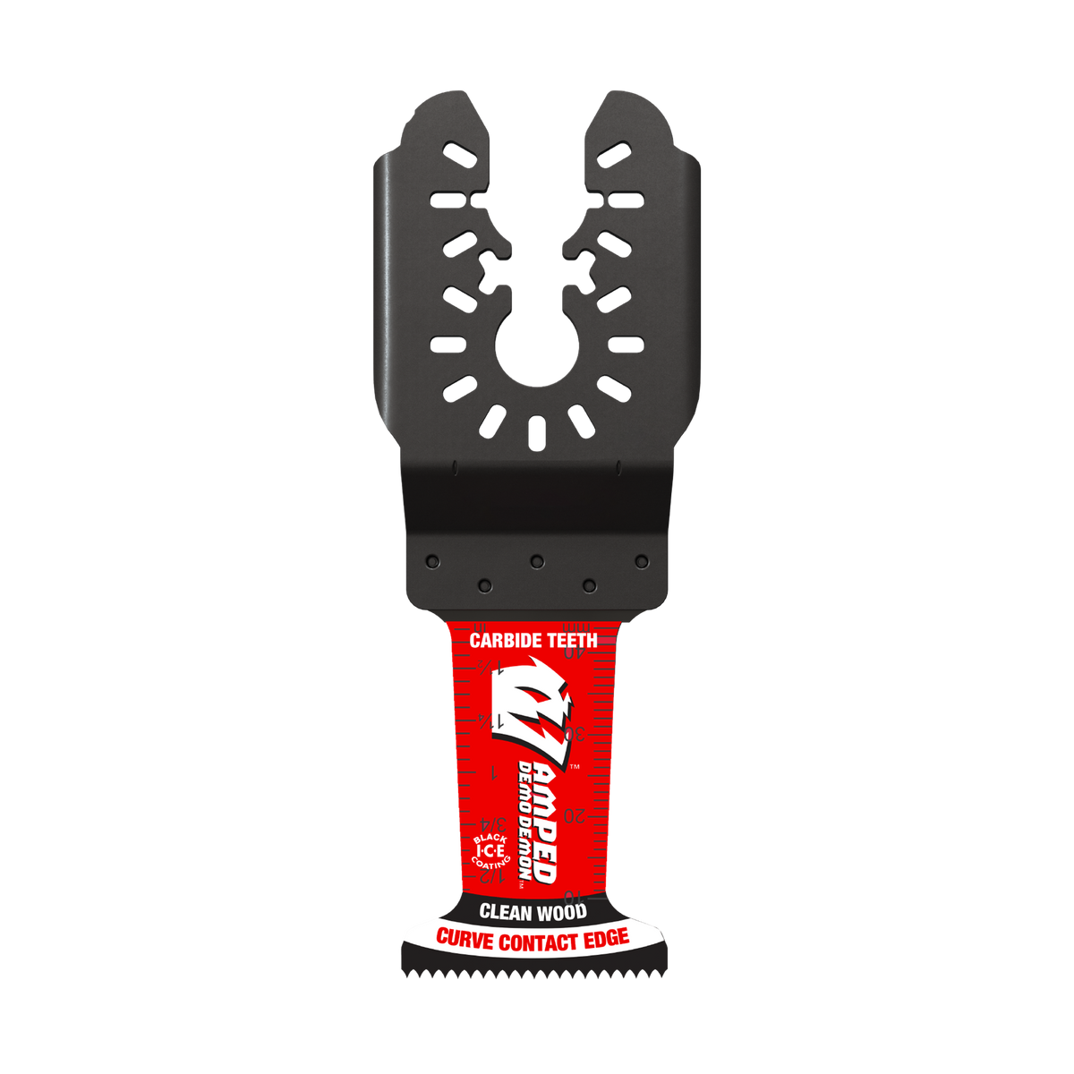 Diablo DOU125JCW3 1-1/4" x 1-3/4" AMPED Demo Demon Universal Fit Carbide Teeth Oscillating Blade for Clean Wood, 3-Pack